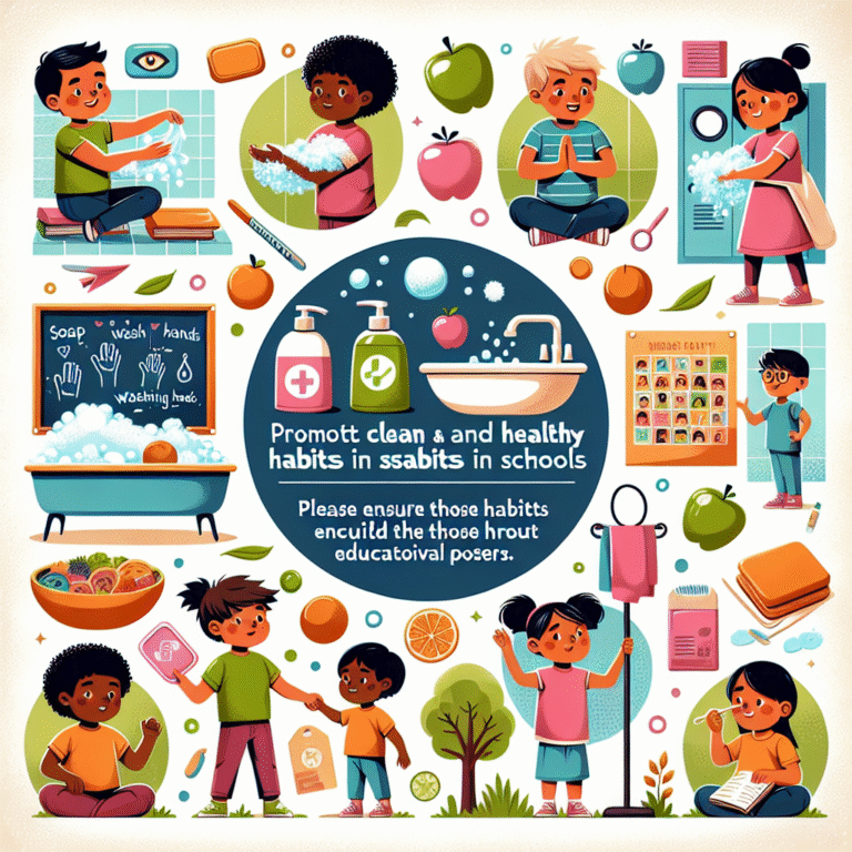 Mendorong Perilaku Hidup Bersih dan Sehat di Sekolah Melalui Poster Edukasi