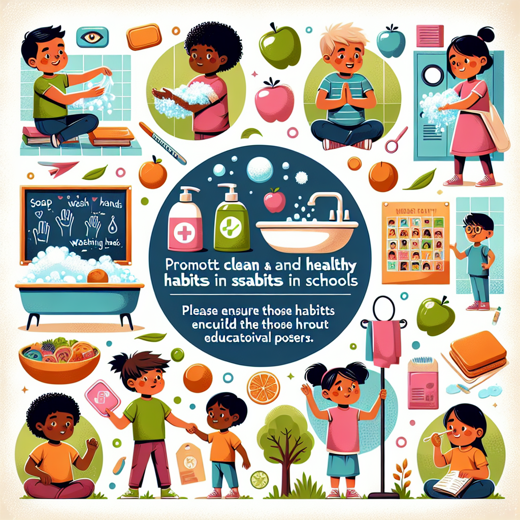 Mendorong Perilaku Hidup Bersih dan Sehat di Sekolah Melalui Poster Edukasi